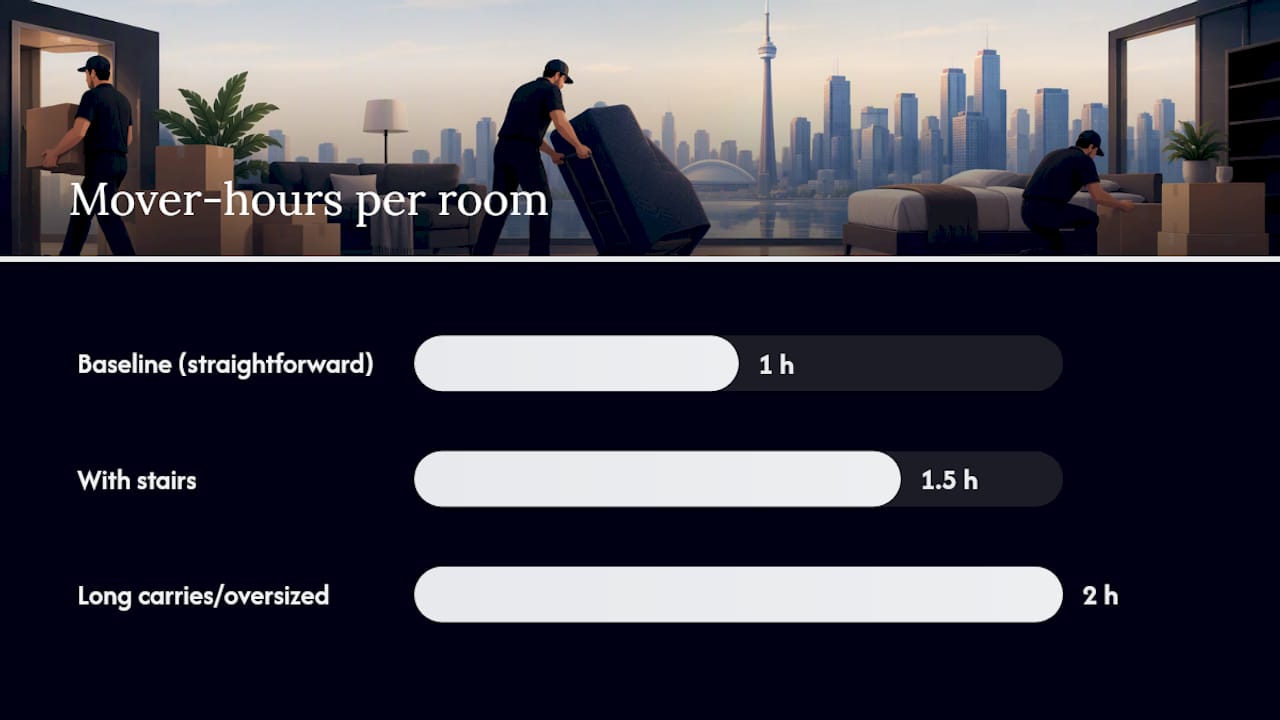 How do you build your own moving estimate before calling anyone? — overview diagram