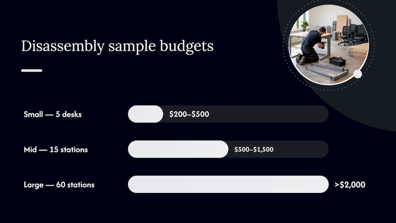 Sample scenarios and ballpark budgets for Canadian offices — overview diagram