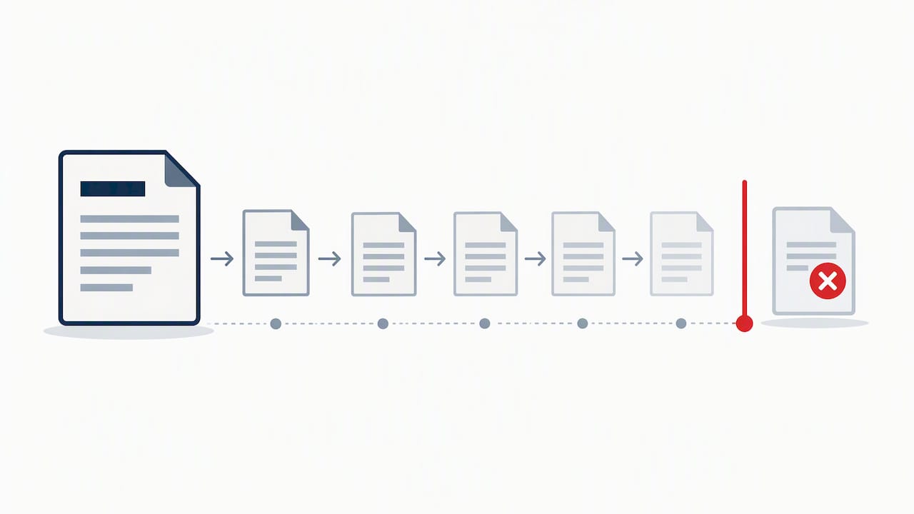 Illustrated time limit for clearance validity